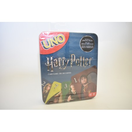 Uno Edition Harry Potter Boite métal jeu de cartes règle spéciale Mattel