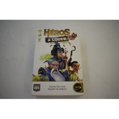 Héros a louer Edition Iello jeu de société Aeg Recrutez une équipe bluff tactique