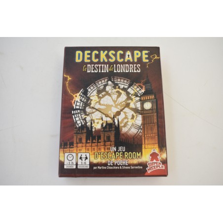 Deckscape Le destin de Londres un jeu d'escape room de poche Super Meeple jeux de société