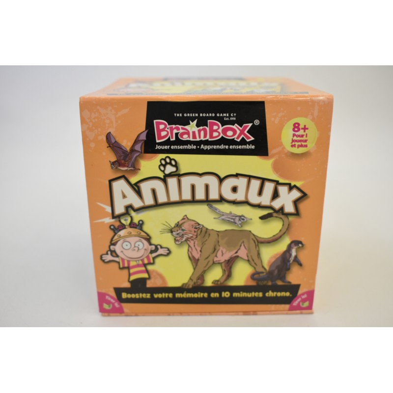 Brainbox Animaux the green board company jeu de société educatif brain box jeux image