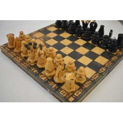 Jeu d'échecs jeux de société Echec bois classique original coffret plateau échiquier