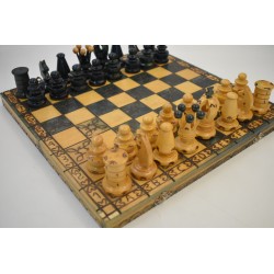 Jeu d'échecs jeux de société Echec bois classique original coffret plateau échiquier
