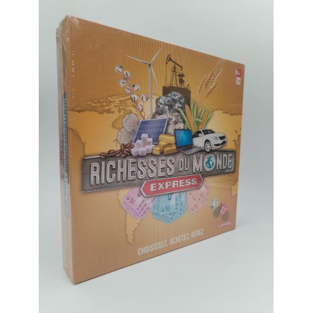 Richesses du monde Express Lansay Editions Jeu de société 8+ 2 a 6 joueurs
