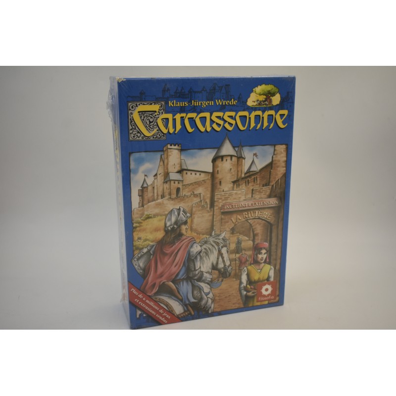 Carcassonne neuf Edition filosofia incluant l'extension La rivière hans im gluck jeu de société jeux