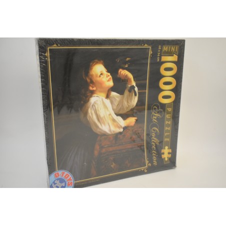 Mini 1000 puzzle Dear Bird Bouguereau 1867 Art collection D-toys jeu de société jeux puzzles casse tete
