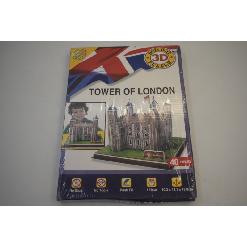 Tower of London 3D Puzzle Build-it gift games cheatwell maquette relief