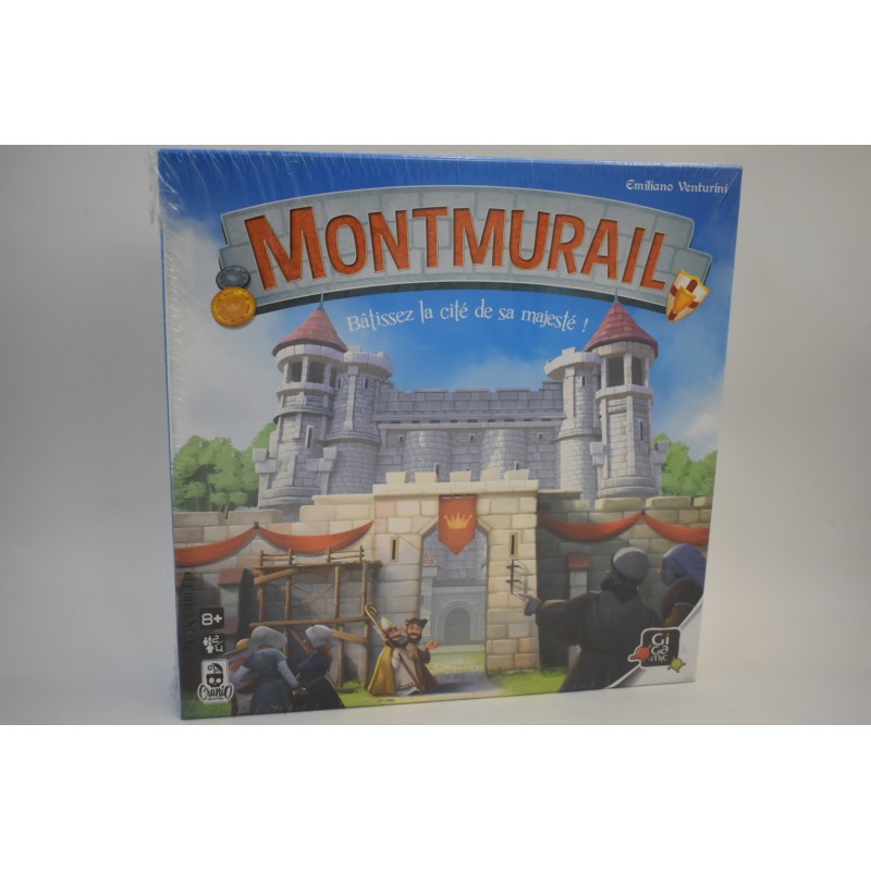 Montmurail Edition Gigamic jeu de société bâtissez la cité de sa majesté jeux