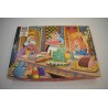 Mb Puzzle 1977 vintage serie fantasy cartoon dessin animée grenouille roi reine 35 pieces