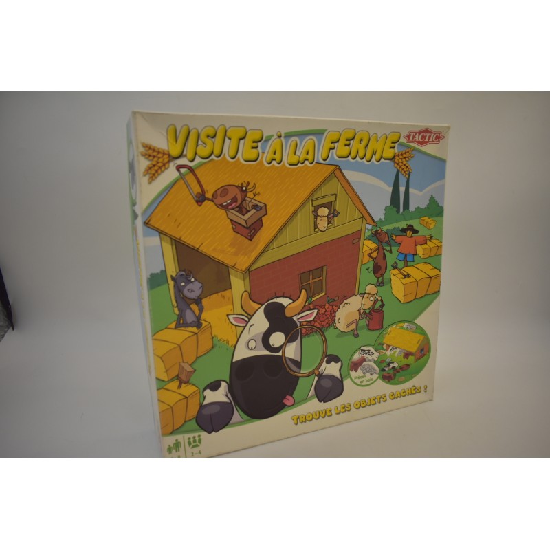 Visite a la ferme Edition Tactic objets cachés jeu de société jeux boite