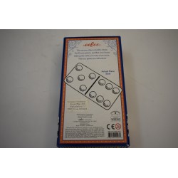 Giant Shiny dominoes Eeboo jeu de société holographic foil jeux double six