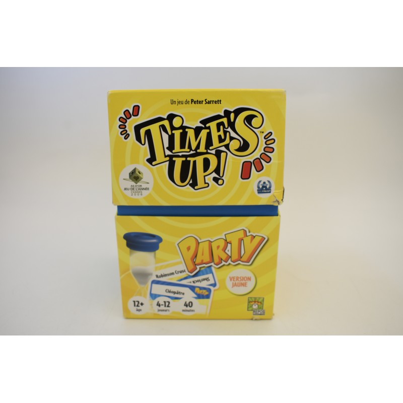 Time's Up party jaune As d'or jeu de l'année repos production Times up jeux de société