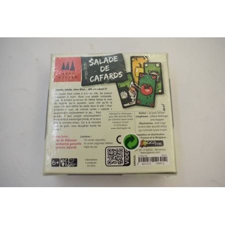 Salade de cafard neuf jeu de société gigamic Drei Spiele jeux poker bluff