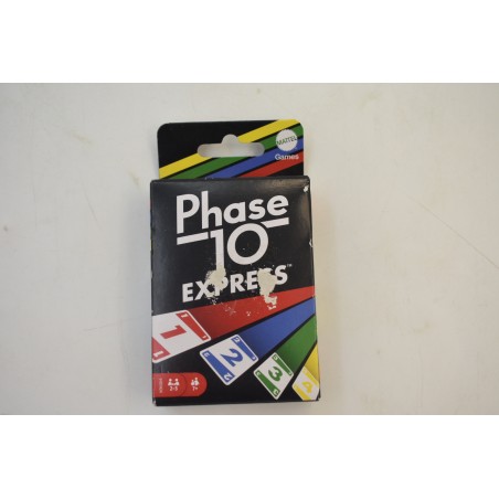 Phase 10 express Edition Mattel games jeu de société jeux uno