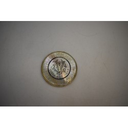 Jetons 100 francs nacre ciselé Casino Villa des fleurs Aix les bains numéro 430 ancien collection