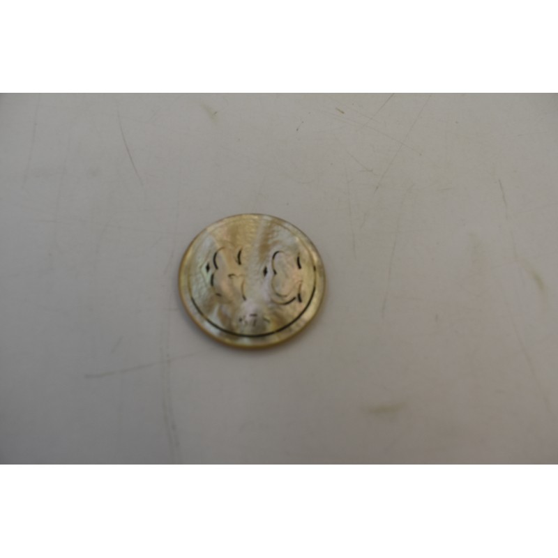 Jeton 5 francs Casino Grand Cercle numéro 678 ancien nacre