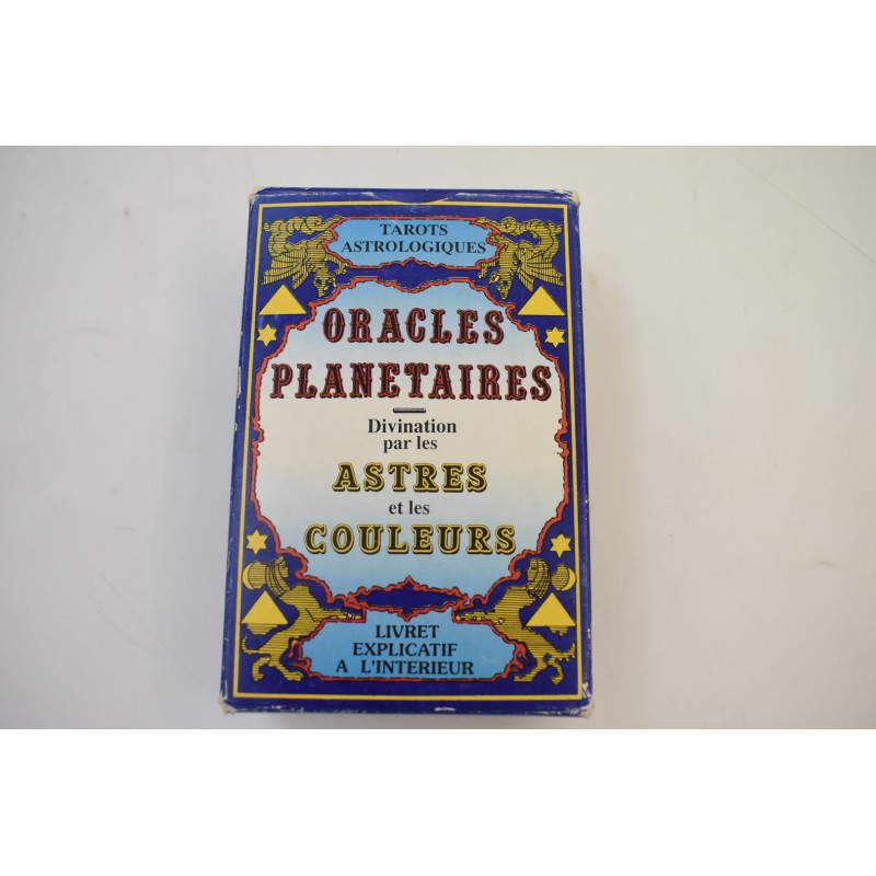 Oracles Planetaires Tarots Astrologiques Astres et Couleurs Editions Dusserre Paris Cartomancie jeux de cartes
