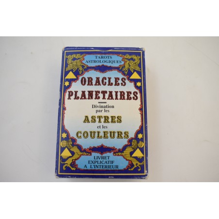 Oracles Planetaires Tarots Astrologiques Astres et Couleurs Editions Dusserre Paris Cartomancie jeux de cartes