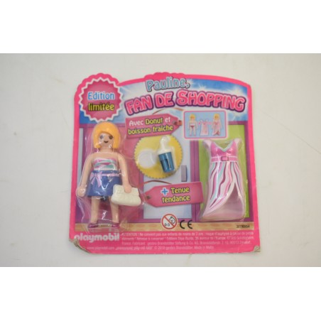 Playmobil Edition limitée Pauline Fan de shopping Figurine neuve jeu jouet edition