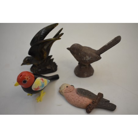 Lot de 4 oiseaux petit cuicui collection
