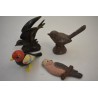 Lot de 4 oiseaux petit cuicui collection