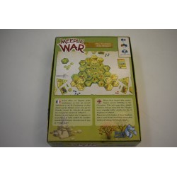 Meeple War Edition blue cocker jeu de société Carcassonne cité jeux