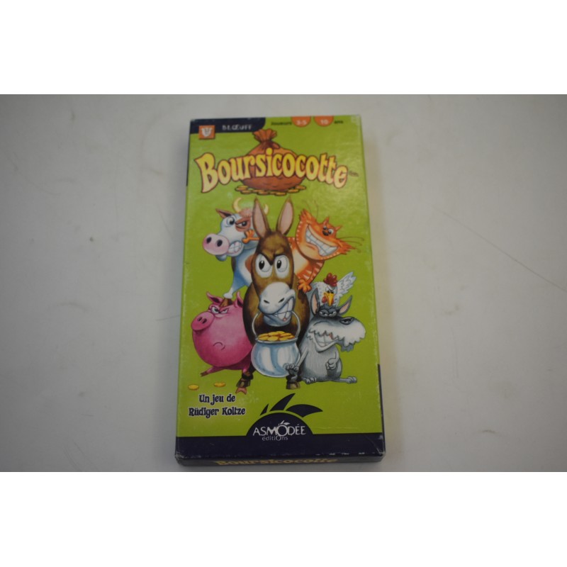 Boursicocotte Asmodee Editions jeu de société bloeuff bluff encheres commerce jeux cartes paris poker