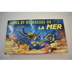 Joies et richesses de la mer un loto volumetrix jeu de société jeux retro