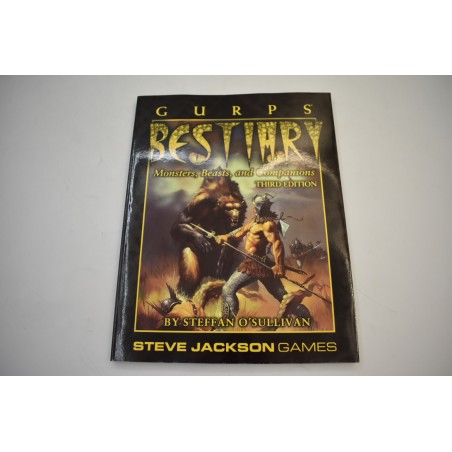 Bestiary  Gurps Monsters Beasts Companions Third Edition Steve Jackson games livre jeu jeux