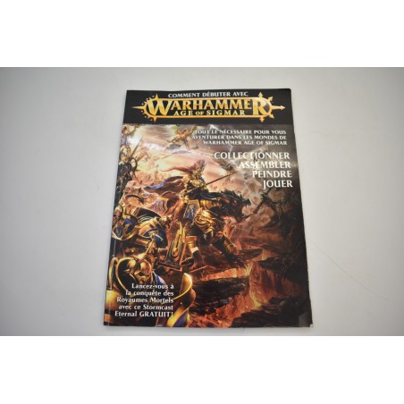 Comment Débuter avec Warhammer age of sigmar jeu livre jeux figurines games workshop
