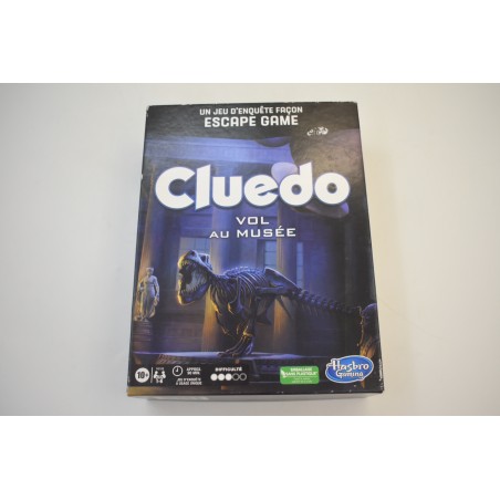 Cluedo vol au musée jeu d'enquete escape game hasbro gaming jeux de société