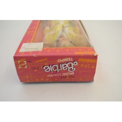 Barbie 1985 Neuve Music Lovin Tempo Mattel Étiquette Printemps 135 Francs Poupée