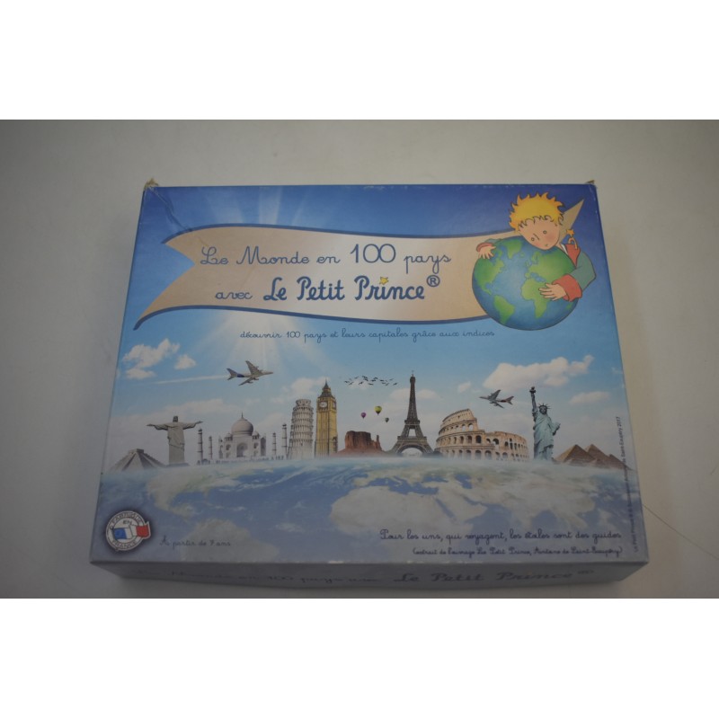 Le monde en 100 pays avec Le Petit Prince Edition Ferriot Cric jeu de société jeux voyage