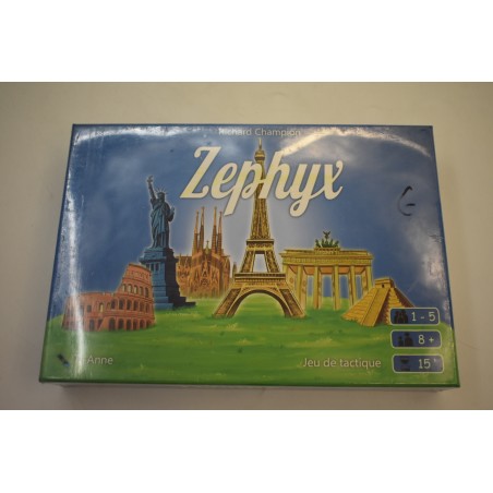 Zephyx neuf jeu de tactique jeux de société souvenirs de voyage capitale