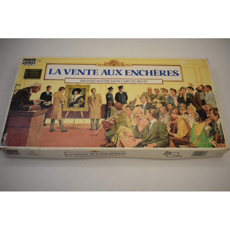 La vente aux encheres parker jeu de société jeux art bluff affaires