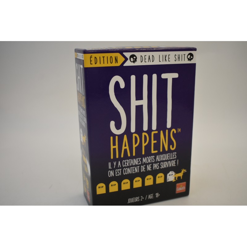 Shit Happens edition dead like shit jeu goliath jeux de société
