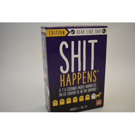 Shit Happens edition dead like shit jeu goliath jeux de société