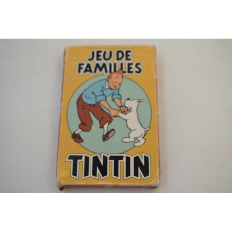 Tintin 1993 Jeu de familles Hergé Cartamundi jeux de cartes