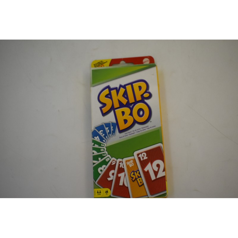 Skip Bo edition Mattel jeu de société uno jeux cartes dos carte