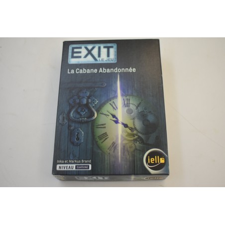 Exit le jeu la cabane abandonnée Edition Iello Kosmos jeu de société jeux carte escape game