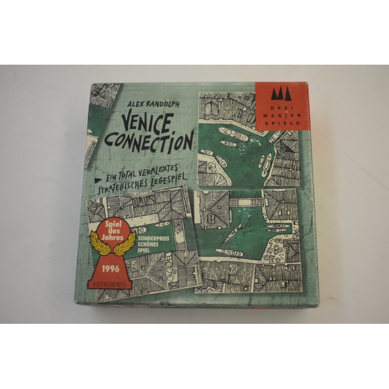 Venice connection Edition Drei Magier Spiele Spiel des jahres 1996 jeu de société jeux lagune veniselabyrinthe