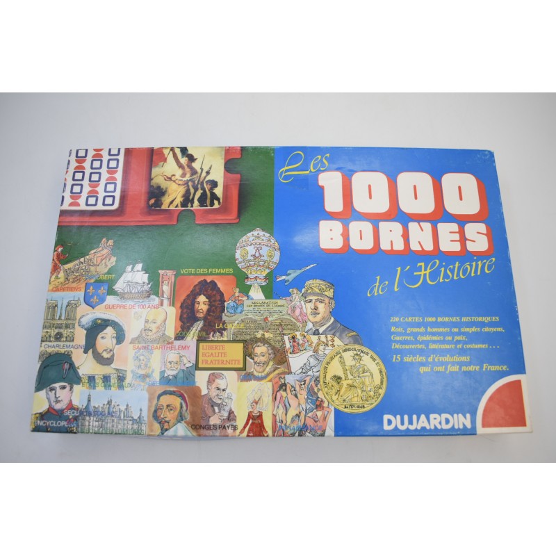 Les 1000 bornes de l'histoire jeu de société Edition dujardin jeux cartes mille borne