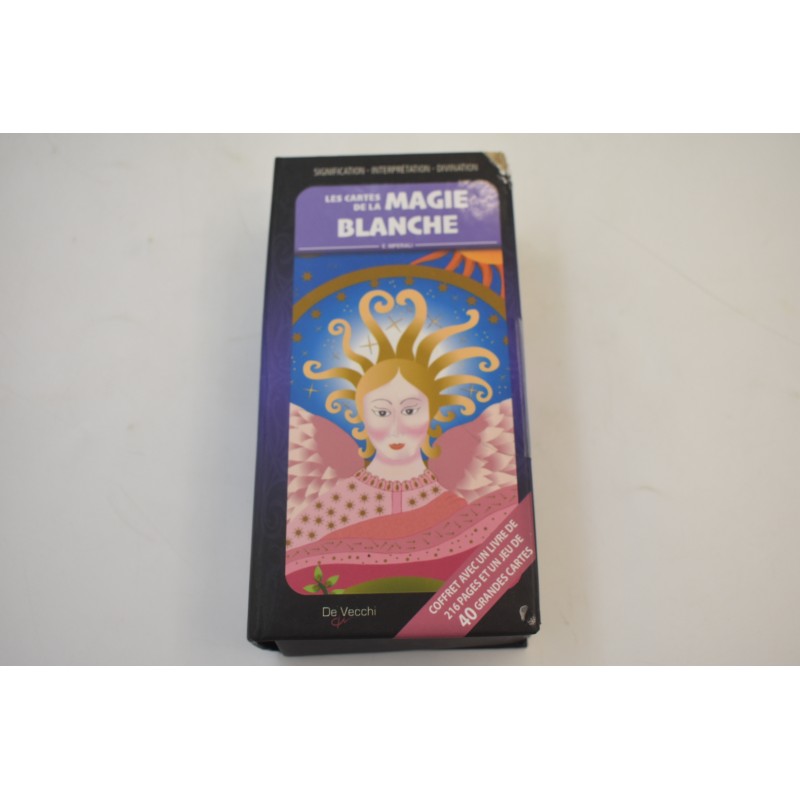 Les cartes de la magie blanche Edition De vecchi jeu de carte jeux divination clairvoyance