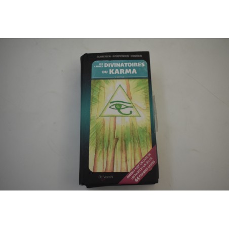 Les cartes divinatoires du karma Edition De Vecchi jeu de société jeux tirages divination
