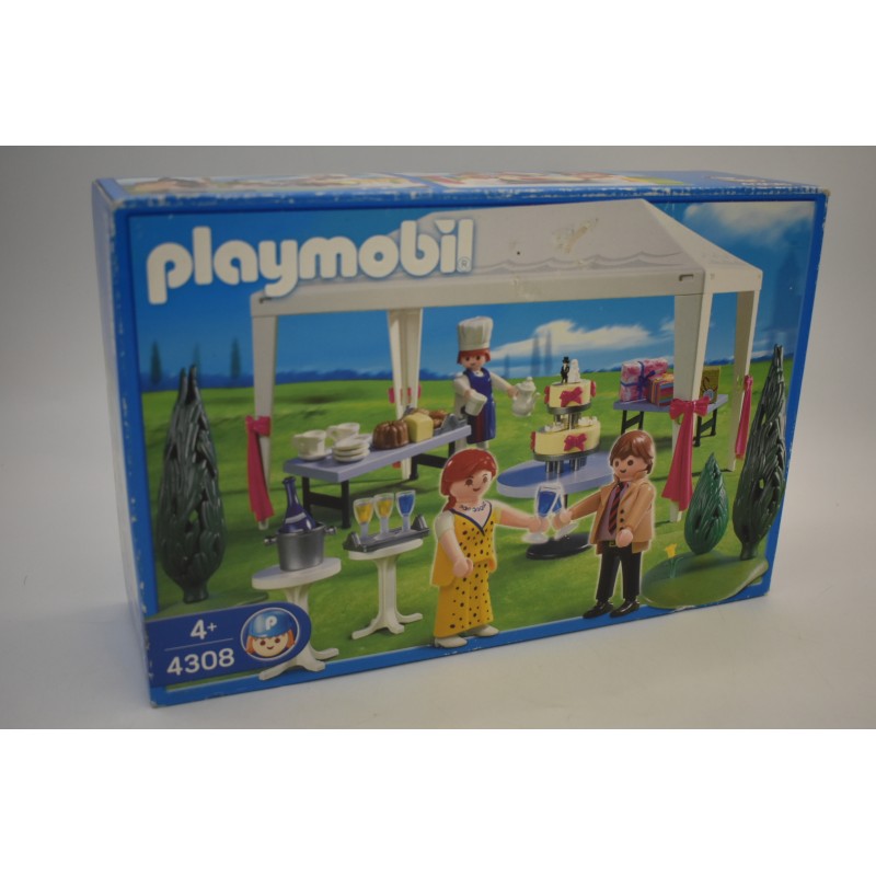 Playmobile 4308 Tente de réception mariage traiteur jeu jouet figurine jeux