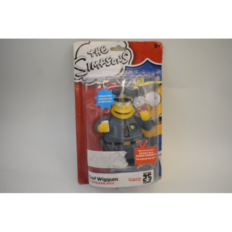 The Simpsons Chef wiggum Figurine parlante Lansay Edition 25 years Electronique