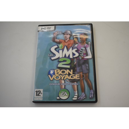 Les Sims 2 bon voyage jeux vidéo retro disque additionnel Ea cd rom dvd