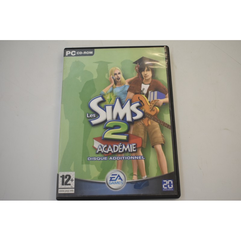 Les Sims 2 Academie jeux vidéo jeu pc cd rom dvd Ea Games
