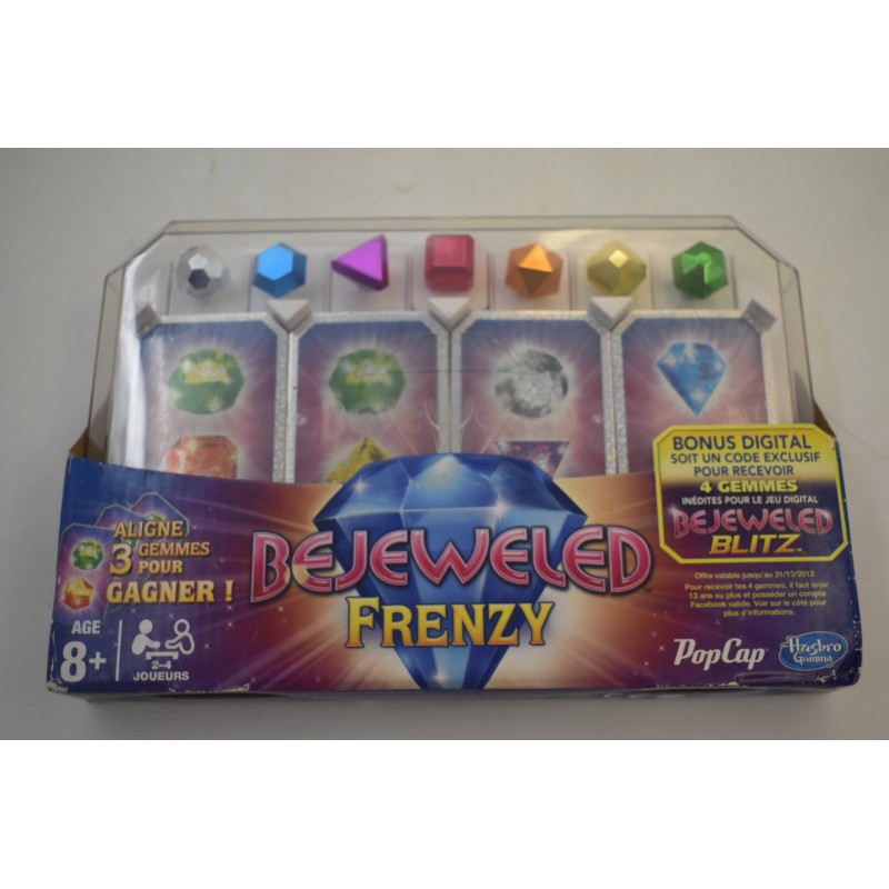 Bejeweled Frenzy Edition Hasbro gaming jeu de société blitz pop cap Gemmes appli