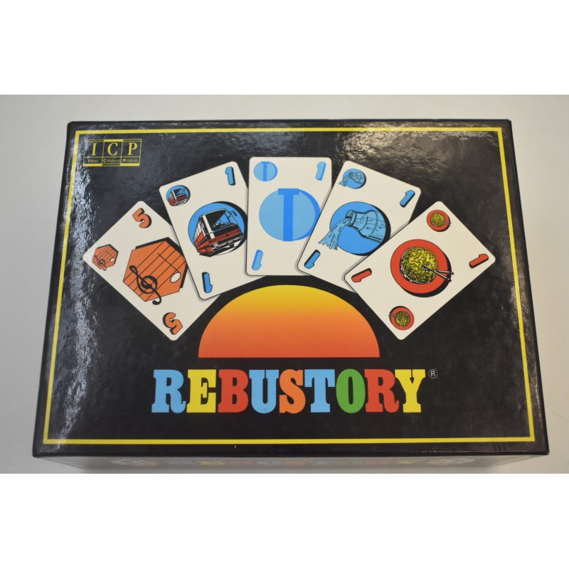 Rebustory Edition Icp jeu de société jeux rebu histoire 1990 idées creatives