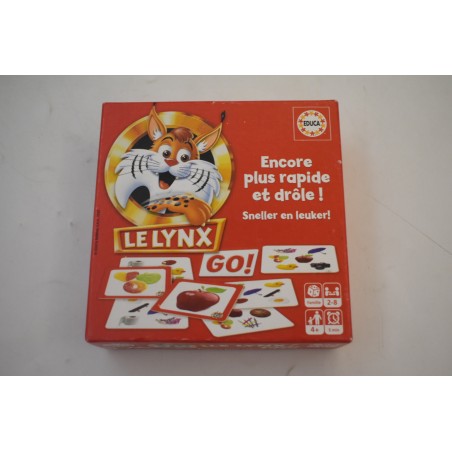 Le lynx Go ! Edition Educa 6 jeux en 1 jeu de société images logo voyage